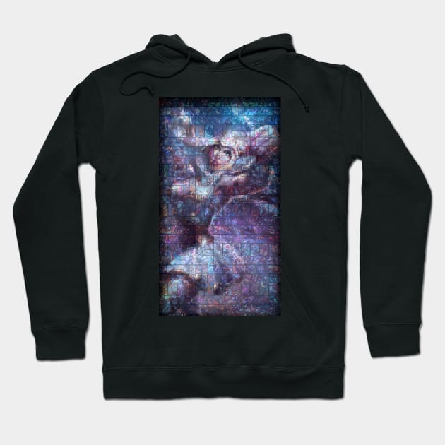 Ashe Mosaic Portrait 2 Hoodie by nowtfancy